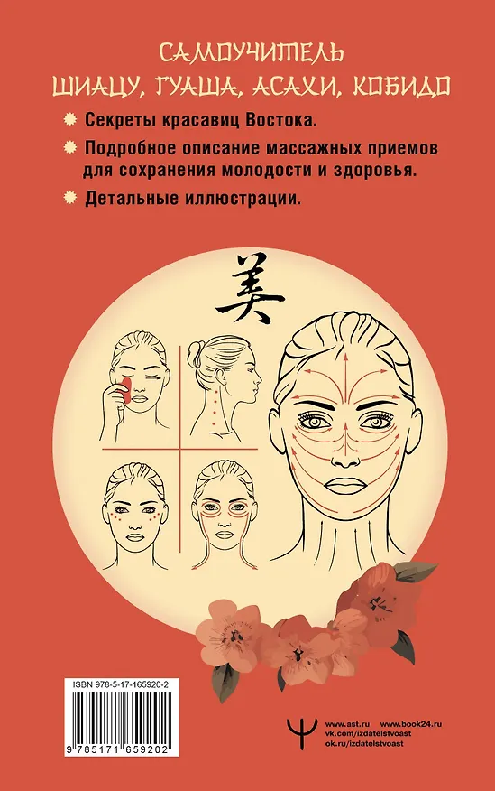 Книга Восточный самомассаж лица и шеи. Подробный самоучитель шиацу, гуаша, асахи, кобидо (Лао Минь) — 2