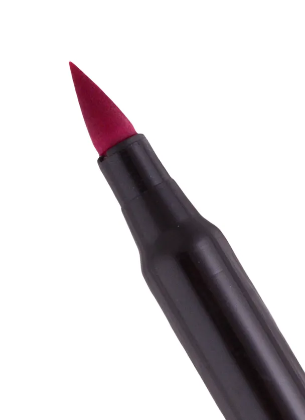 Маркер акварельный "Koi" кисточка №223 Бордовый 258701 — 2
