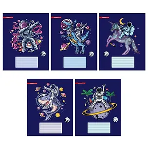 Тетрадь в линейку Academy Style, "Космическое приключение", 12 листов 2901808