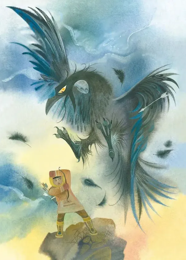 Книга Чёрная птица. Чукотские сказки (Александр Лозневой) — 6