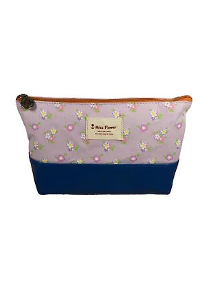 Косметичка Цветы синий+лаванда (0901018) 2419656