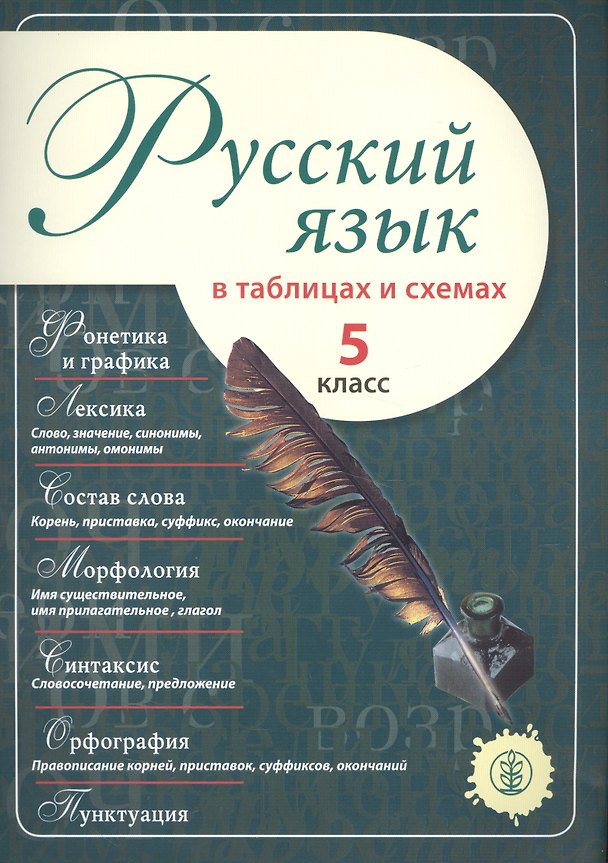 Книга Русский язык в таблицах и схемах 5 кл. (м) () — 1