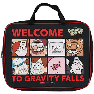 Папка для тетрадей А4 "Гравити Фолз" текстиль, ручки, индив.уп.  258408