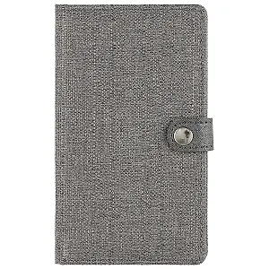Алфавитная книга на кнопке Lezar А6+, 60 листов, графит
