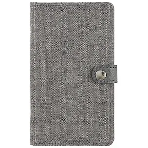 Алфавитная книга на кнопке, графит, 60 листов, А6+ 253610