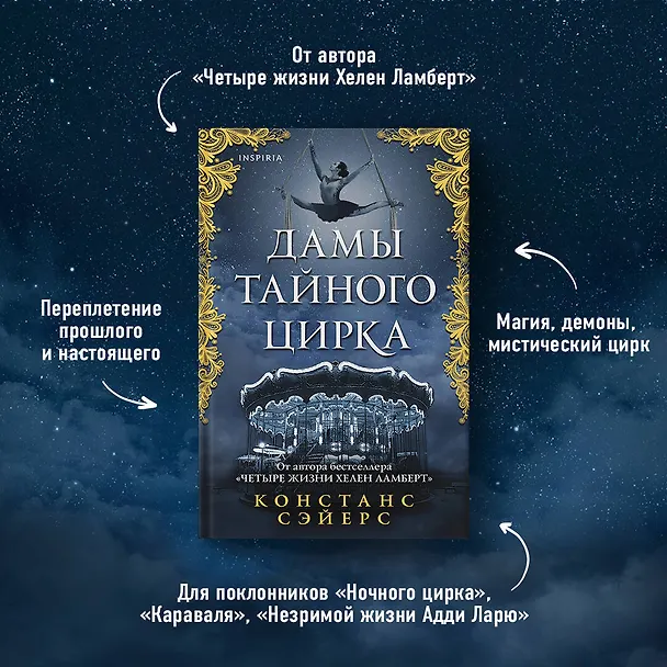 Книга Дамы тайного цирка (Констанс Сэйерс) — 5