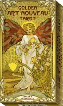 Золотое Таро Уэйт Арт-Нуво / Golden Art Nouveau Tarot. 78 карт с инструкцией — 2797835 — 1