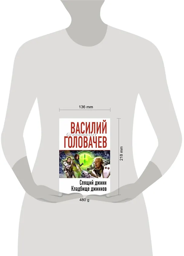 Книга Спящий джинн. Кладбище джиннов (Василий Головачёв) — 2