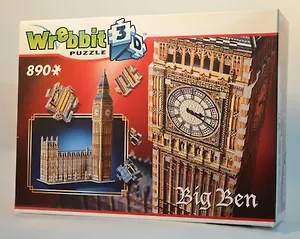 Пазл Wrebbit puzzle 3D 890эл. Биг Бен 48*27*73см W3D-2002
