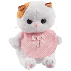 Игрушка мягкая Budi Basa, Ли-Ли BABY в розовом слюнявчике 20 см LB-002