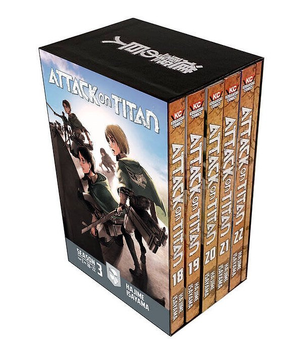 Книга Attack On Titan Season 3 Part 2 Manga Box Set (Hajime Isayama) Атака Титанов Сезон 3 Часть 2 Бокс-сет (Хадзимэ Исаяма) / Книги на английском языке () — 1