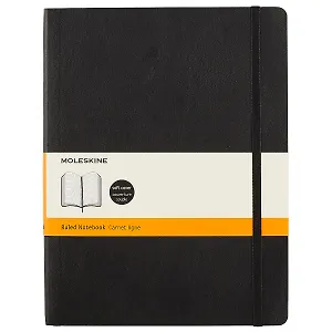 Книга для записей Moleskin Classic Soft, линейка, мягкая обложка, 192 листа, А5+