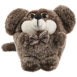 Мышка с щечками и бантом в крафт-коробке 2727874