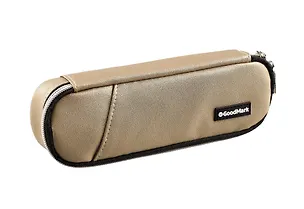 Пенал-косметичка 2 отделения "Private" золотистый, 22*6*4 см 3009600