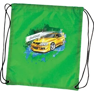 Мешок для сменной обуви "Форсаж" 35*40см, на завязках с фиксаторами, Proff