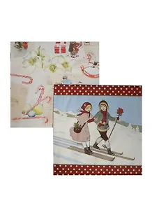 Набор салфеток для декупажа Зимняя прогулка - 2шт