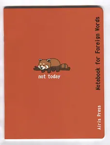 Тетрадь для записи иностранных слов Айрис, "Красная панда", А5, 32 листа