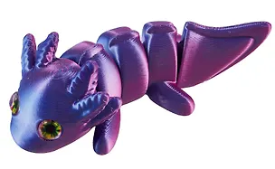 Фигурка 3D Малыш аксолотль Бабл (пластик) (11х5) 3062312