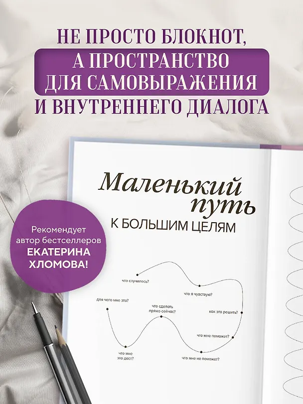 Ежедневник недат. А5 "Дневник осознанности и любви к себе. 90 дней, которые станут началом новой жизни (яркий)" 7БЦ 3130337 — 5