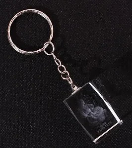 Сувенир, Брелок-стеклянный куб Знаки зодиака 2*3см Дева НУ-8503