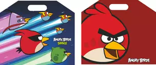 Папка-портфель А4 "ANGRY BIRDS" 1отд., с расширением, пластик, окантовка, синяя, Centrum — 230397 — 1