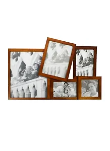 Фоторамка на 5 фотографий дерево