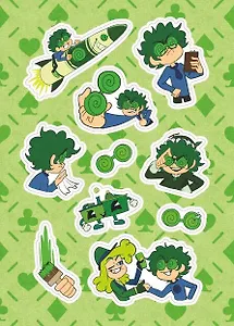 Лист Стикеров 13 Карт: Вару. Земля Королей