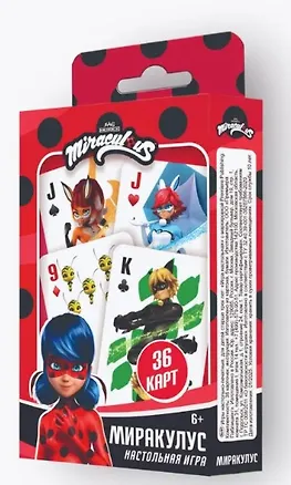 Леди Баг. Настольная игра Миракулус (игральные карты) 3102907
