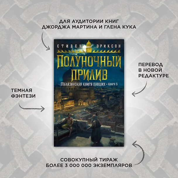 Книга Малазанская книга павших. Книга 5. Полуночный прилив (Стивен Эриксон) — 4