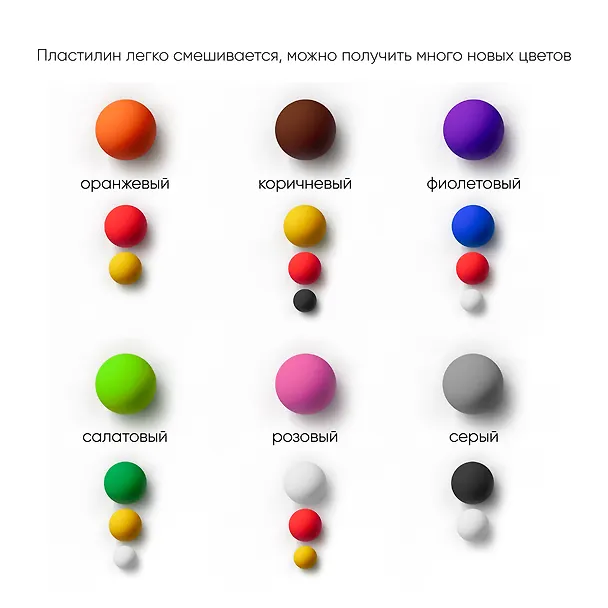 Пластилин  "Мультики" Гамма, 8 цветов 200249 — 4
