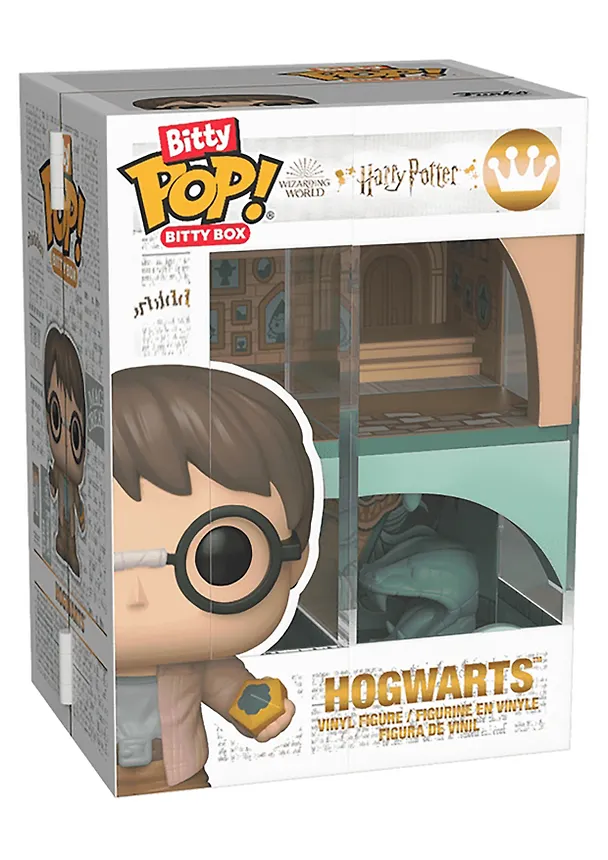 Набор Funko Bitty POP! Bitty Box Harry Potter Hogwarts Castle +2 Bitty POP! Harry Potter w/Chocolate Frog, Ron Weasley w/Howler (Fun85533) 3120260 — 3