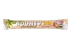 Батончик "Bounty" Trio Белый шоколад, клубника, 78г 3149286