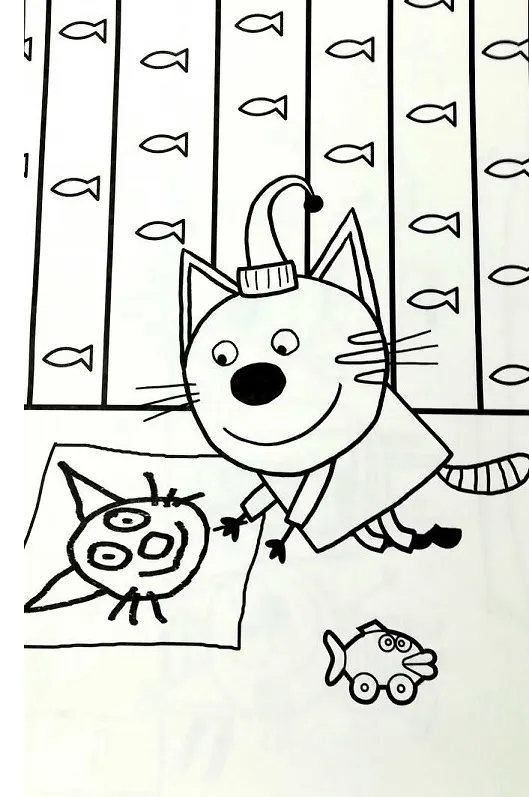 Книга МАКСИ-ПОСТЕР. ТРИ КОТА (Александр Афанасьев) — 2