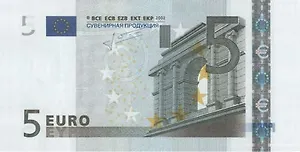 Сувенир, Филькина Грамота Сувенирные деньги 5 евро