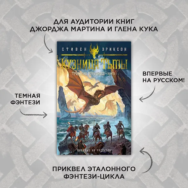 Книга Трилогия Харканаса. Книга 1. Кузница Тьмы (Стивен Эриксон) — 5