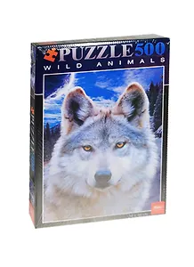 Пазлы 500 А2ф Волк (500П32_08264) (34х46см) (12-99л.) (Hatber) (коробка)