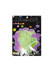 Набор зеленых светящихся наклеек Животные (ЗАрт 662) (15001909) (12шт) (3+) (упаковка)