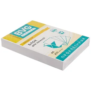 Блок для записей «Премиум», белый, 200 листов, А6 247923