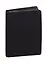 Ежедневник недат. А6 136л "SOFT TOUCH" черный, интегр.обл., иск.кожа, тонир.блок, скругл.углы, цв.торец, ляссе — 255607 — 1