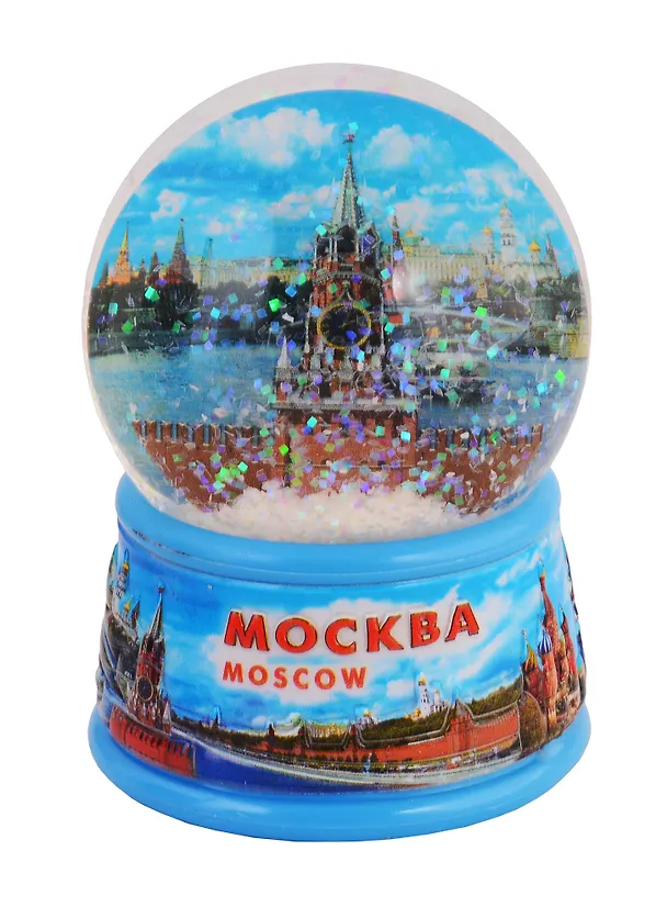 Шар пластиковый Москва. Спасская башня 65мм (095-65-21) 2760687 — 1