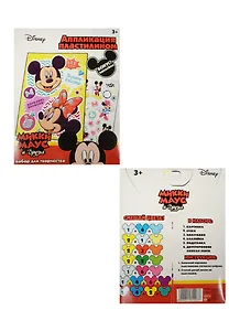 Аппл. пластилином Играть вместе Микки Маус и друзья (1161223) (пластилин/6цв.х10гр.+накл.) (Disney) (3+) (упаковка)