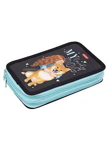 Пенал 2отд. "My Dog" 190*110мм, молния, глянц.ламинация, таблица умножения, инд.уп. 