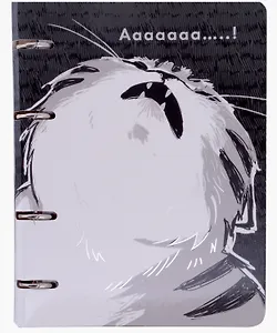 Тетрадь на кольцах в клетку Listoff, "Монохромные котики (Эксклюзив)", 100 листов