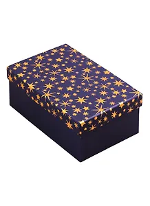 Коробка подарочная Ночные звезды 19*12,5*8см, картон