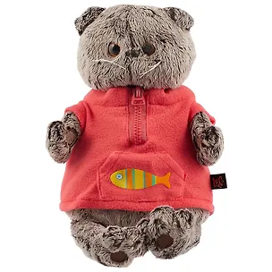 Игрушка мягкая Budi Basa, Басик в красном флисовом жилете 2620393
