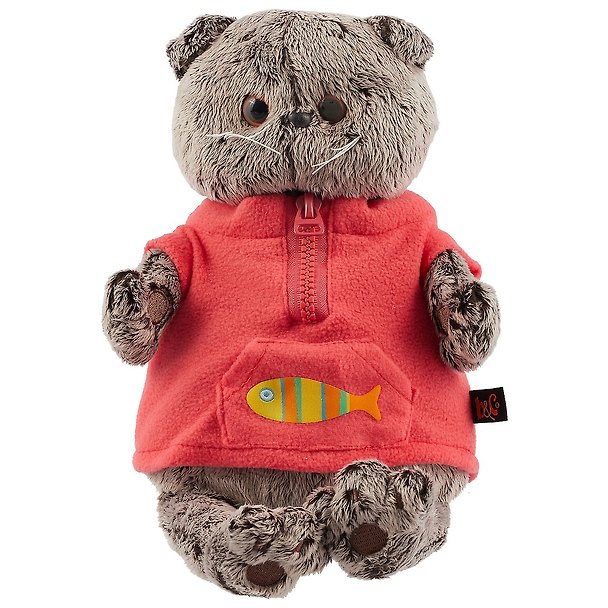 Игрушка мягкая Budi Basa, Басик в красном флисовом жилете 2620393 — 1