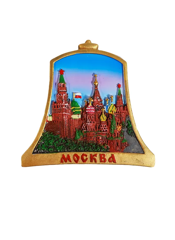 Магнит-колокол декоративный рельефный "Москва Коллаж" (022-10-20) 2364865 — 1