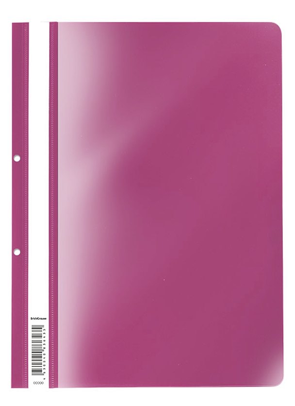Папка-скоросшиватель А4 "Fizzy Vivid" перфорация, пластик, маджента, ErichKrause 2892389 — 1
