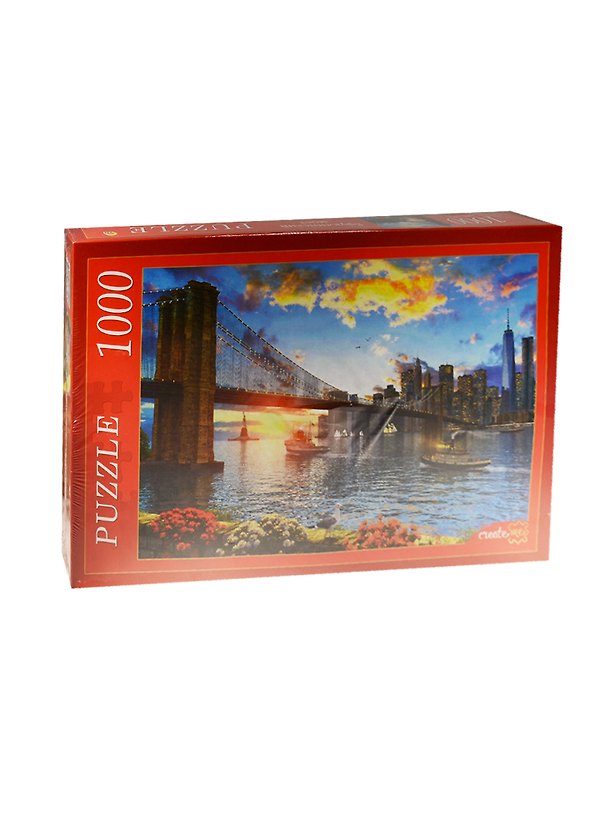 Пазл 1000 эл., 68,5*48,5см., Бруклинский мост 2548378 — 1