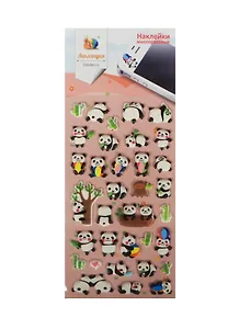 Наклейка декоративная зефирная 4 Панда 2 (70х160) (упаковка)